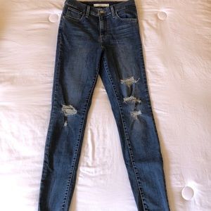 LEVIS 720 High Rise Super Skinny Tapered Jeans